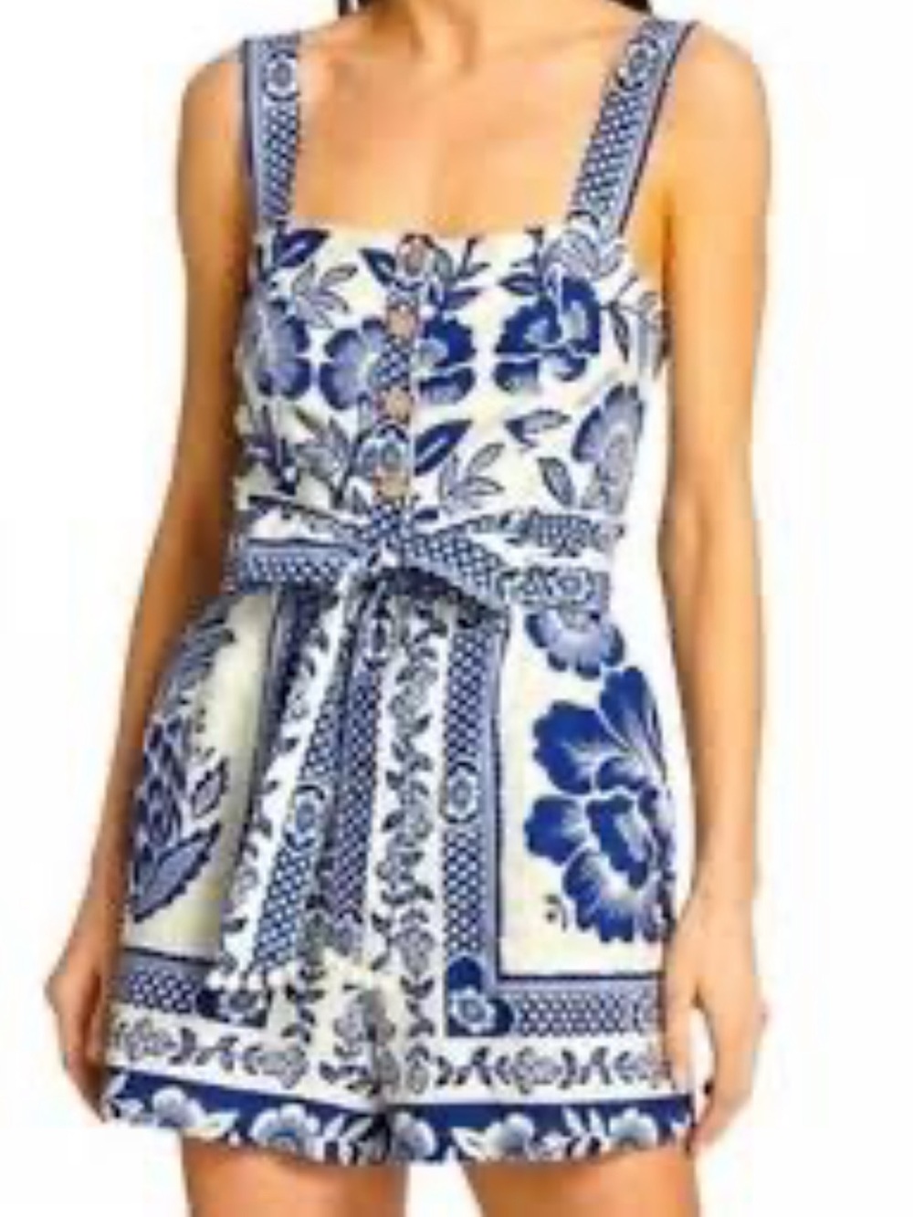 FARM RIO 
Sleeveless Romper